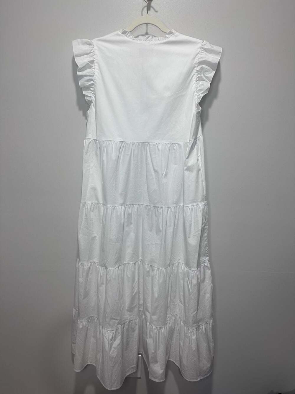 Show Me Your Mumu Mia James Midi Dress White Size M - Picture 5 of 7
